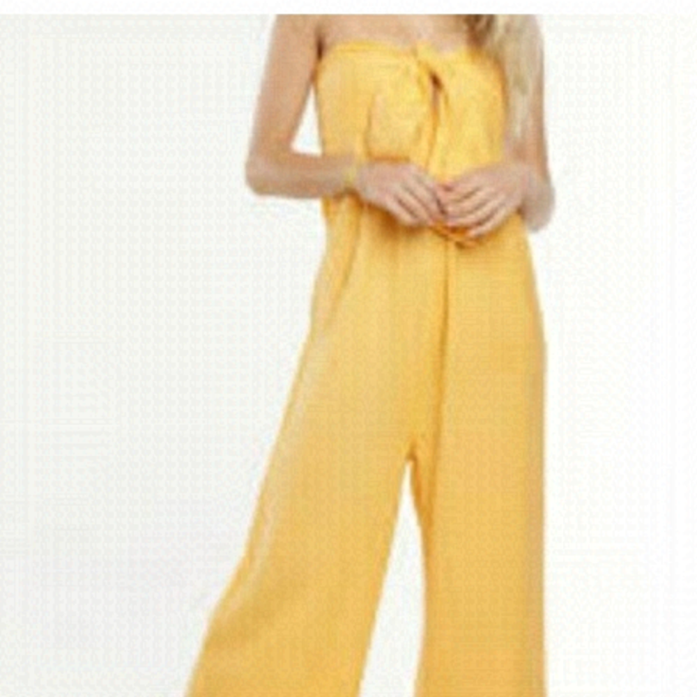 Patrons Of Peace Front Tie, Wide Leg, Jumpsuit, Size M